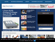 Tablet Screenshot of ekonomico.fr
